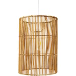 Privatefloor - Lampe de plafond en rotin - Lampe suspendue de stile Boho Bali - An Bois naturel