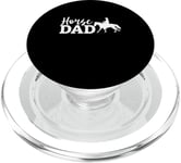 Horse Dad Horse Riding Horse Farm Horse Racing PopSockets PopGrip pour MagSafe