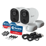 Swann XTREEM WiFi Security Camera 1080p Full HD 16gb Twin Pack SWIFI-XTRCM16G2PK