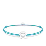 Thomas Sabo Femmes-Bracelet Little Secrets cœur Argent sterling 925 turquoise LS069-401-31-L20v - Nouveautés Prime Day