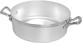 Agnelli Pots Cocotte Basse Aluminium Famille 2 Poignées 28cm 8007441057787