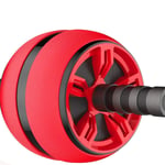 GRTVF Roue Abdominale Dispositif d'entraînement Homme Muscle Abdominal Roue Abdomen Équipement d'exercice de Remise en Forme Accueil Réduction de Belly Femmes Roller Poulie Mute (Color : Rouge)