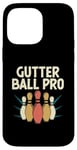 Coque pour iPhone 14 Pro Max Gutter Ball Pro Bowling Tenpin