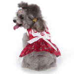 Pet Christmas Sweater Clothes Coat Dog Holiday Winter No.2 L