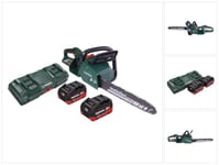 Metabo MS 36-18 LTX BL 40 akkuketjusaha 36 V (2x 18 V) 40 cm 22 m/s + 2x akku 8,0 Ah + kaksoislaturi