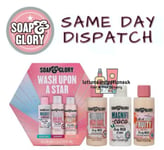 Soap &and  Glory Wash Upon A Star Body Wash Trio 3 Piece Ladies Xmas Gift Set