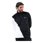 NIKE Nsw Swoosh Pk Jacket Men's Jacket - Black/White/White, Large