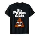 Sir Poops A Lot Pooped Today Poop Emotion Don't Give A Poo T-Shirt