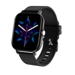 Ny Bluetooth samtal Watch Män Kvinnor Sov Puls Blodtryck Sport Smart Klocka Mode Dam Smartwatch Kvinna Silicone black