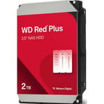 WD Red Plus 2 TB NAS 3.5" SATA-hårddisk