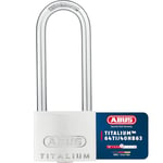 ABUS Cadenas Titalium 64TI/40HB63 à anse haute - Cadenas pour cave à corps en aluminium spécial - anse en acier trempé - niveau de sécurité 5