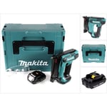 Makita DPT 353 Y1J 18 V Li-Ion Agrafeuse sans fil + Coffret Makpac + 1x Batterie 1,5 Ah - sans chargeur