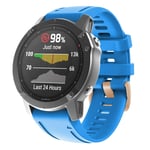 Garmin Fenix ​​​​7S / 6S Pro / 5S Plus silikonikelloranneke, 20 mm - sininen