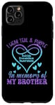 iPhone 11 Pro Max Suicide Prevention Shirt, Teal & Purple In Memory Of Brother Case