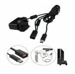 USB AC Adapter Charger Power Supply Cable Set for Xbox 360 Kinect Sensor Console