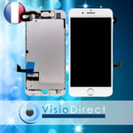 Vitre + Ecran LCD avec nappe camera et bouton home iPhone 7 BLANC