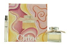 CHLOÉ GIFT SET 50ML EDP + 10ML EDP - WOMEN'S FOR HER. NEW. FREE SHIPPING