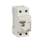 Legrand 402036 Disjoncteur FI 25 A, 30 mA courant résiduel disjoncteur/RCD, 2 broches - 25 A/30 mA - 1 pièce