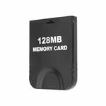 Memory Card 128MB - 2043 Blocks - for Gamecube or Wii - Black 