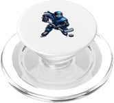 Joueur ninja de hockey sur glace PopSockets PopGrip pour MagSafe