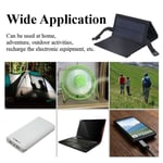 Black 10W 5V Folding Solar Panel Solar Panel Charger With 5V 2A USB Output For