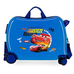 Disney Cars Rusteze Lightyear Valise de Cabine Bleue 50 x 38 x 20 cm Rigide ABS Fermeture à Combinaison latérale 34 l 1,8 kg 4 Roues Équipement à Main