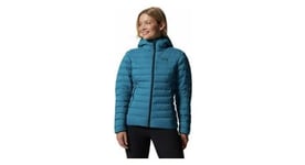 Doudoune femme mountain hardwear deloro down bleu