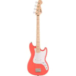 Squier Sonic Bronco Bass MN White Pickguard Tahitian Coral