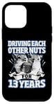 iPhone 12 mini 13th Wedding Anniversary Driving each other Nuts 13 Years Case