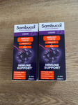 2 x Sambucol Black Elderberry Liquid 230ml Immune Support BNIB Expiry 2026