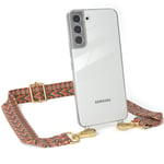 Easy Case for Samsung Galaxy S22 Plus 5G Phone Case Silicone with Shoulder Strap