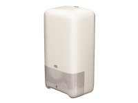 Dispenser Tork® Mid-size Twin T6, 557500, til toiletpapir, hvid