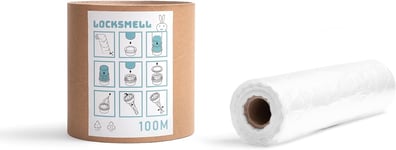 LOCKSMELL Nappy Bin Liner 100m Compatible with Tommee Tippee Sangenic & Other to