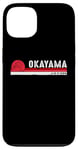 Coque pour iPhone 13 Okayama Japan Vintage Retro Design for Culture Fans