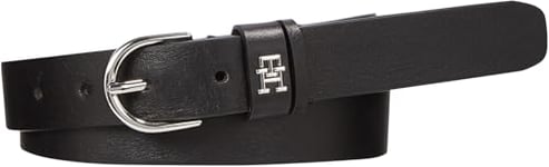 Tommy Hilfiger Women's Essential Effortless 2.5 AW0AW15766 Belts, Black, 75