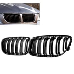 1 par bilens främre grill blank svart inlopps grill för E90 Lci 3-serie sedan/kombi 2009 - 2011