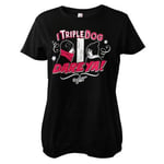 Hybris I Triple Dog Dare Ya Girly Tee (S,Black)