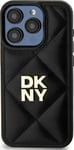 Dkny Dkhcp15mpqdslk Apple Iphone 15 Plus 6.7&Quot  Dėklas Telefonui Juodos Spalvos Quilted Stack Logo