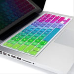 Silicone Rainbow Keyboard Covers Skin For Laptops Macbook Air Pro13"15"17" Shfjo