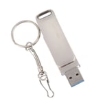 Metal U Disk 2 In 1 Rotatable 64Gb Type C Dual Port Metal Usb Flash Drive Fo DZ