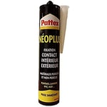 PATTEX Néoplus Colle de Fixation type néoprène - Tous matériaux, intérieur et extérieur, prise immédiate -Cartouche 390g