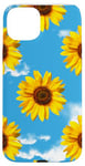 iPhone 15 Plus Yellow Sunflower Case