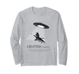 Bigfoot Yeti UFO Aliens Space Monster Conspiracy Abominable Long Sleeve T-Shirt