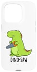 Coque pour iPhone 15 Pro Dino-saw Jeu de mots drôle dinosaure