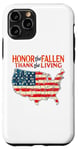 Coque pour iPhone 11 Pro Honor the Fallen, Thank the Living Patriotic Appreciation