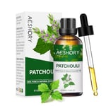 AESHORY Patchouli Essential Oil 100ml, 100% Pure Natural Patchouli Oil, Perfect for Diffuser, Humidifier, Aromatherapy, Better Sleep, Skin Care, Perfume & Candle Making