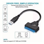 Paranna Tiedonsiirtonopeutta USB 3.0/2.0-SATA Kaapeli 6,35 cm Ulkoisille HDD/SSD Kovalevyille - Jopa 6 Gbps!