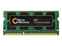 CoreParts - DDR3 - modul - 2 GB - SO DIMM 204-pin - 1066 MHz / PC3-8500 - ej buffrad - icke ECC