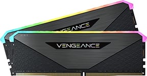 Corsair Vengeance RGB RT 32GB (2x16GB) DDR4 4000MHz C18 Desktop Memory (Dynamic RGB Lighting, Optimised for AMD 300/400/500 Series, Compatible with Intel 300/400/500 Series) Black