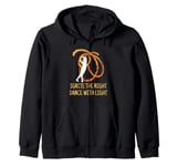 Ignite the Night Dance with Light Fire Performance Zip Hoodie